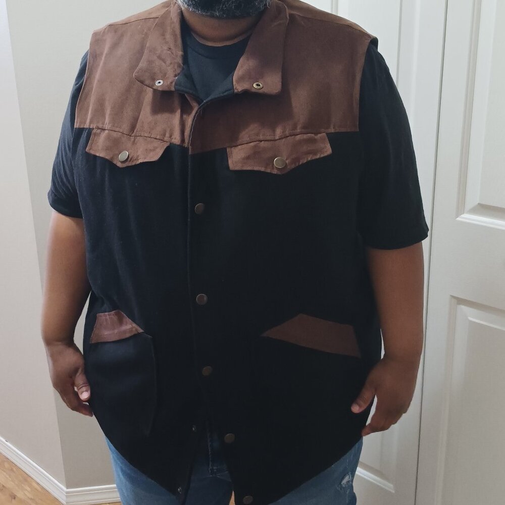 Mens Boulder Creek Sixe 3XL Big Suede Mix Vest